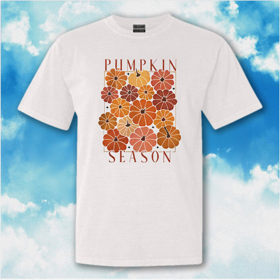 Pumpkin Season T-Shirt Happy Thanksgiving Halloween Fall Shirt Birthday Gifts For Besties Her