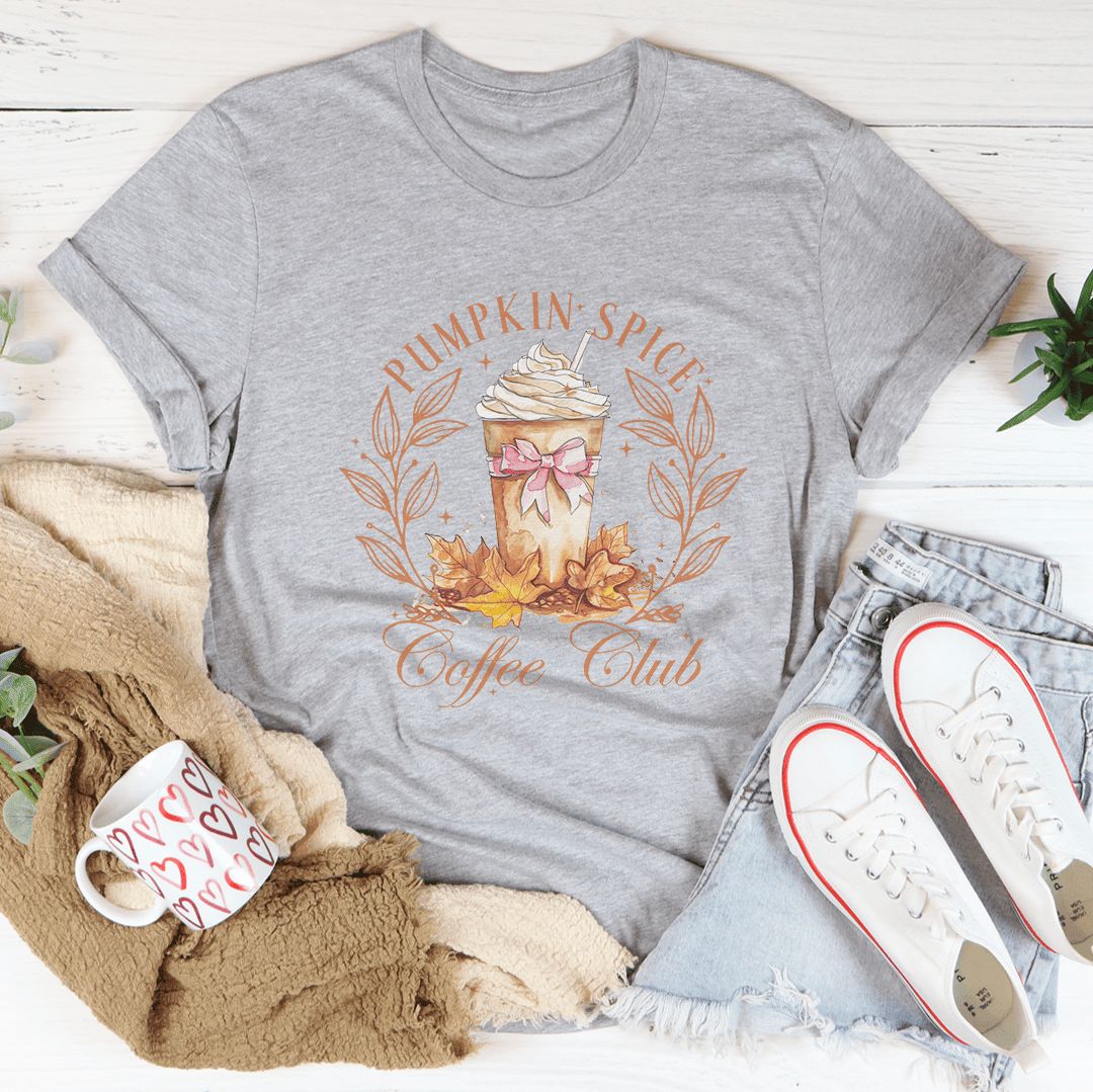 Pumpkin Spice Coffee Club T-Shirt A Must-Have For Fall Coffee Lovers Shirt
