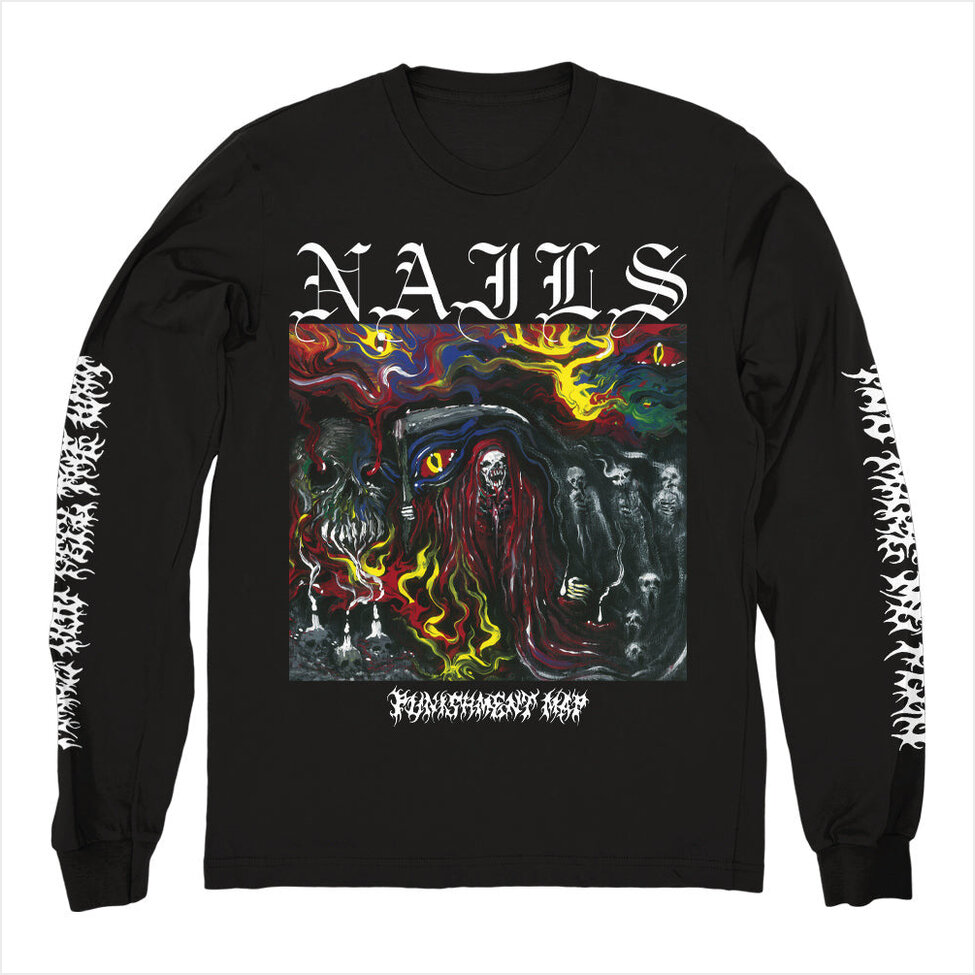 Punishment Map Long Sleeve Shirt Nails Merch Nails Shirt Dad Gifts For Father's Day 2025