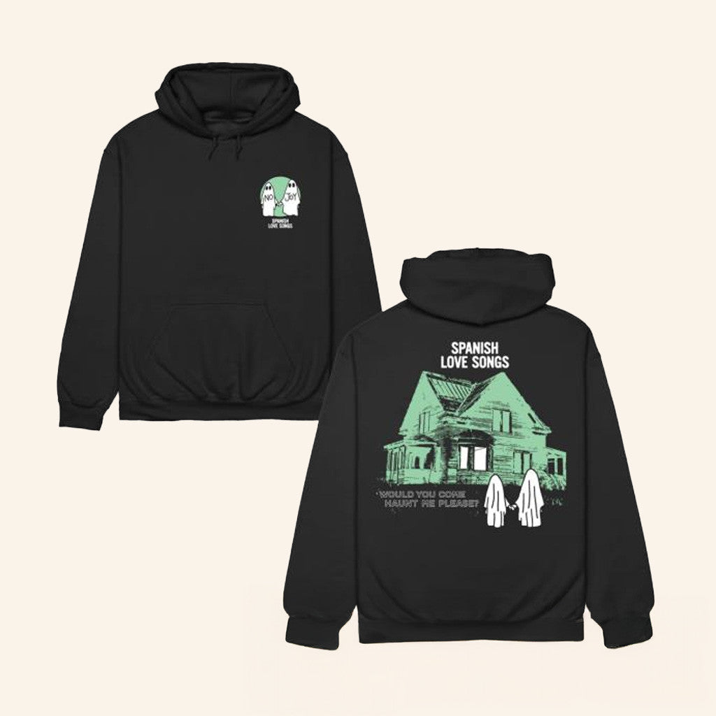 Pure Noise Merch Spanish Love Songs Haunt Black Hoodie Good Gifts For Boyfriend
