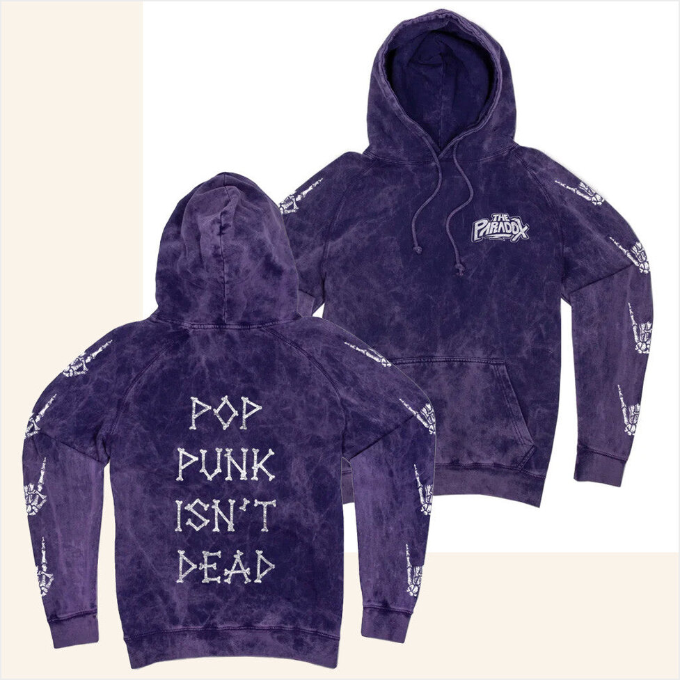 Purple Acid Wash Hoodie The Paradox Merch Gifs For Husband Birthday Gifts For BFF