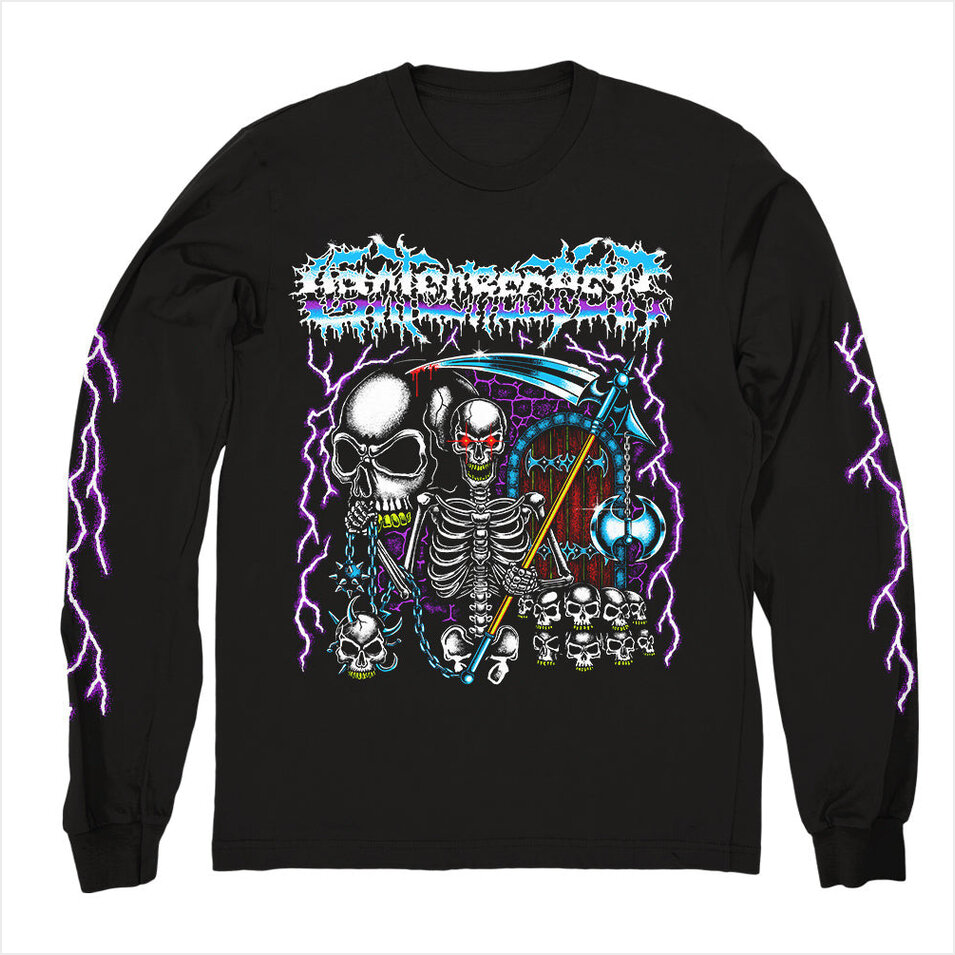 Purple Lightning Long Sleeve Shirt Gatecreeper Merch Gatecreeper Shirt Father's Day Gifts For Husband