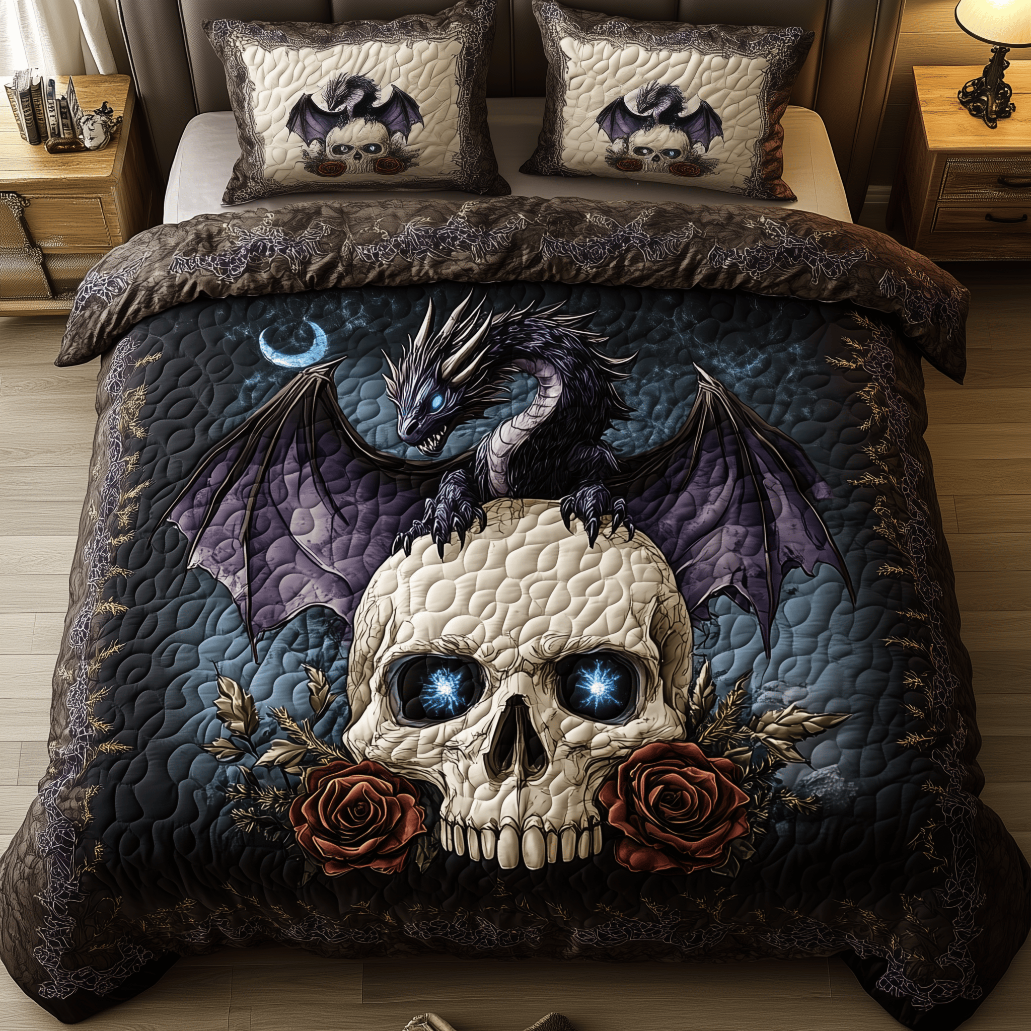 Pyre Of The Fallen Quilted Bedding Set Best Duvet Cover Bedspread Set Mummy Daughter Gifts