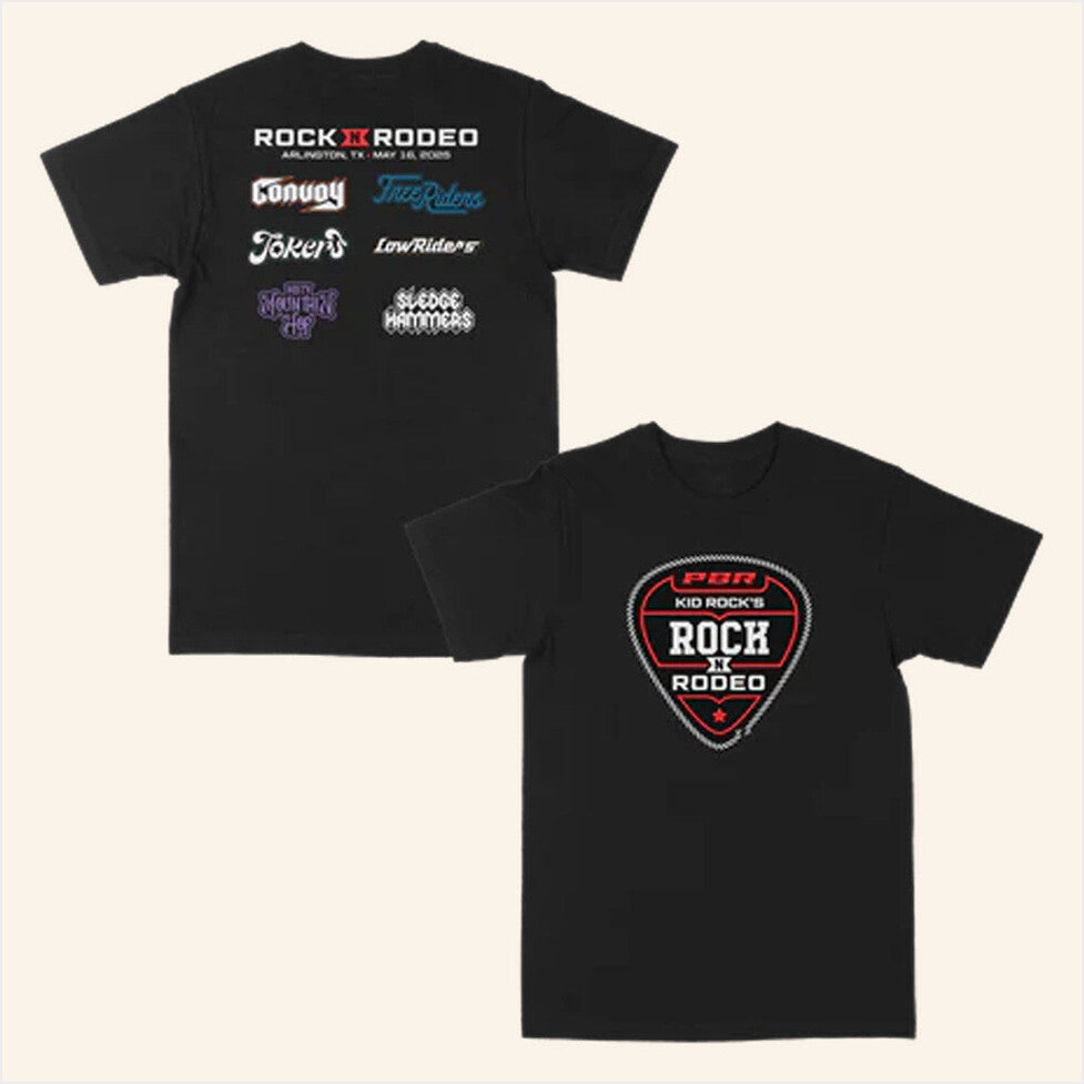 R And R 2025 Event T-Shirt Kid Rock Merch Unique Gifts For Music Lovers Gifts For Besties