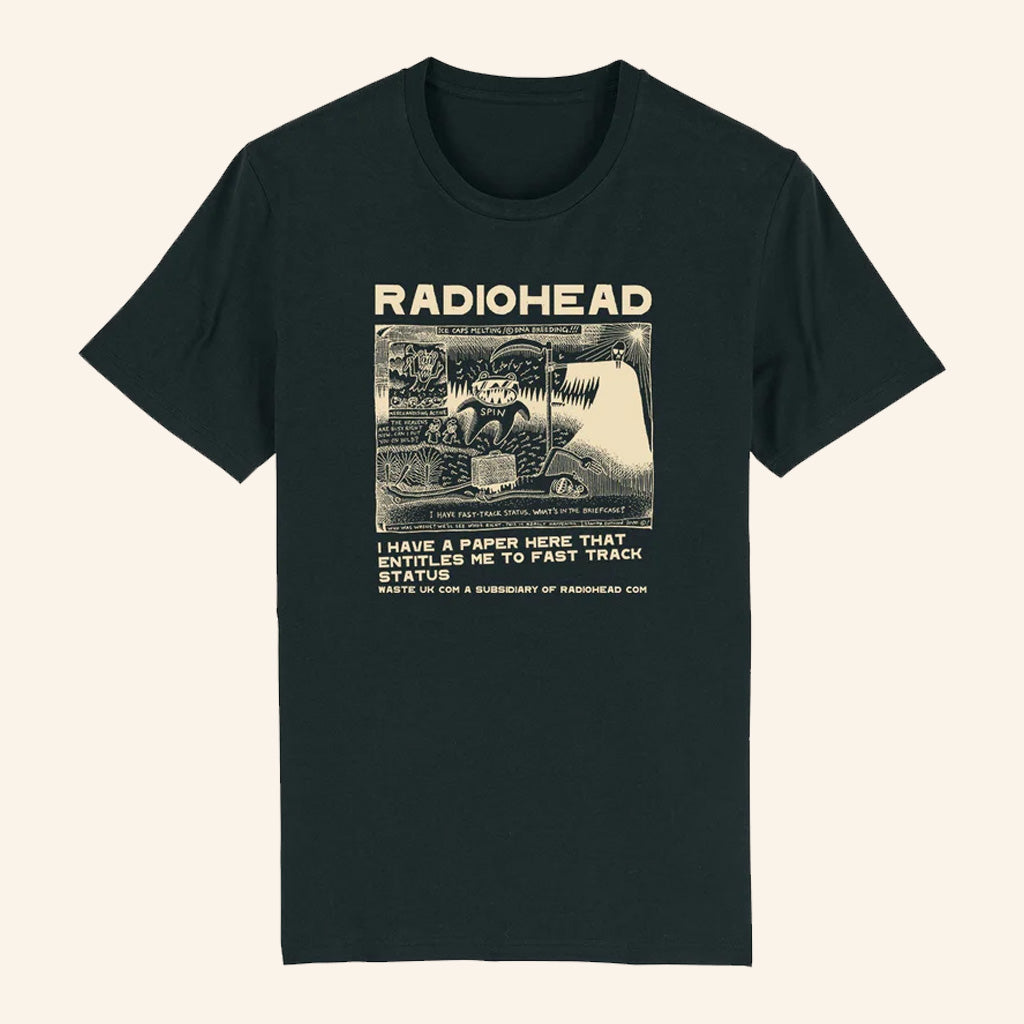 Radiohead Merch Ice Caps T-Shirt Gifts For Boyfriend