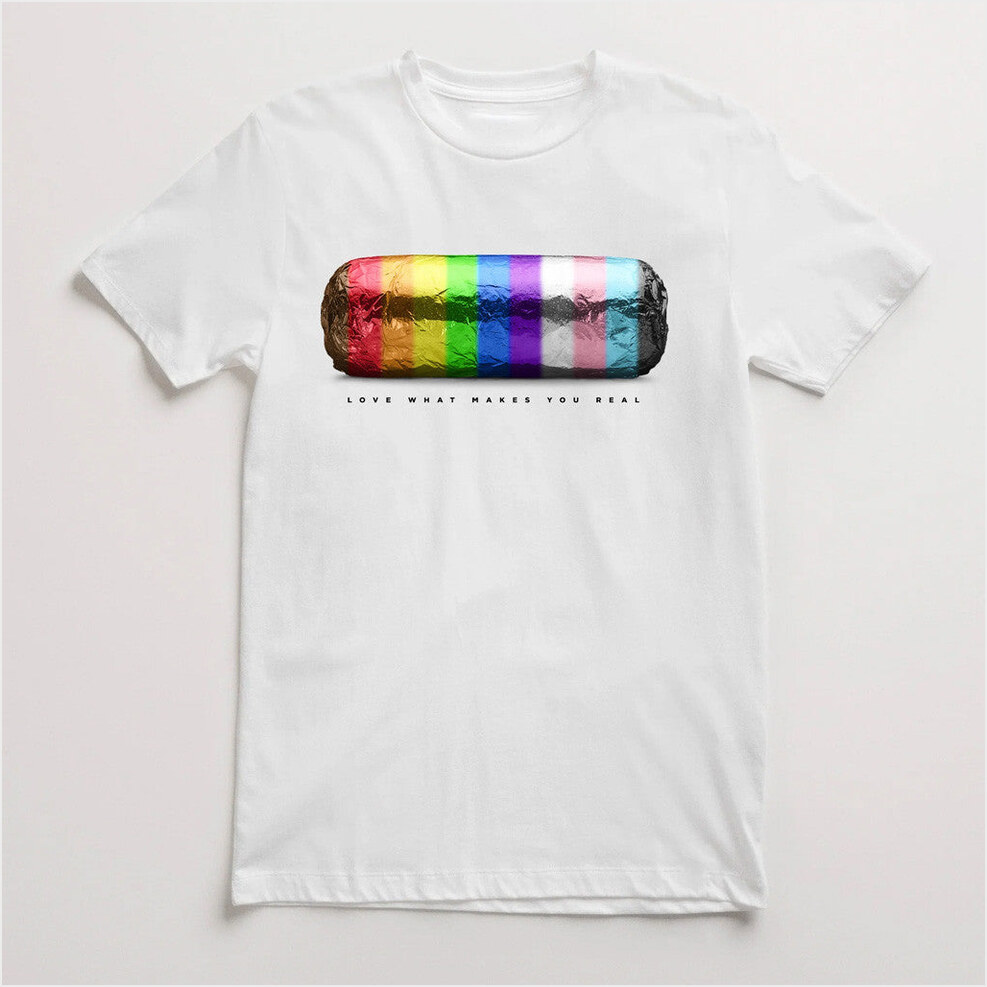 Rainbow Burrito T-Shirt Chipotle Merch Birthday Gifts For BFF Christmas Presents
