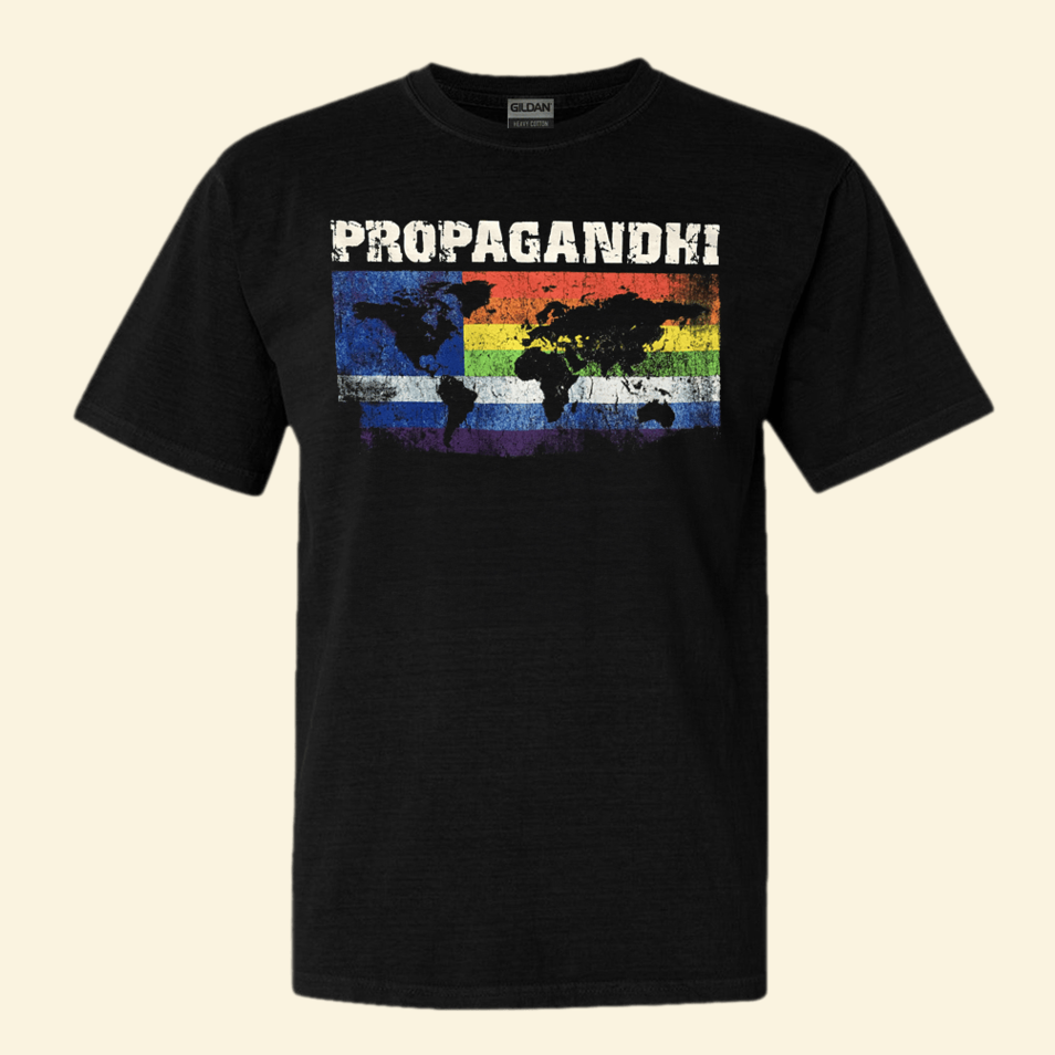 Rainbow Resource Center Fundraiser T-Shirt Propagandhi Merch Band Fans Gifts Retro Gifts For Him