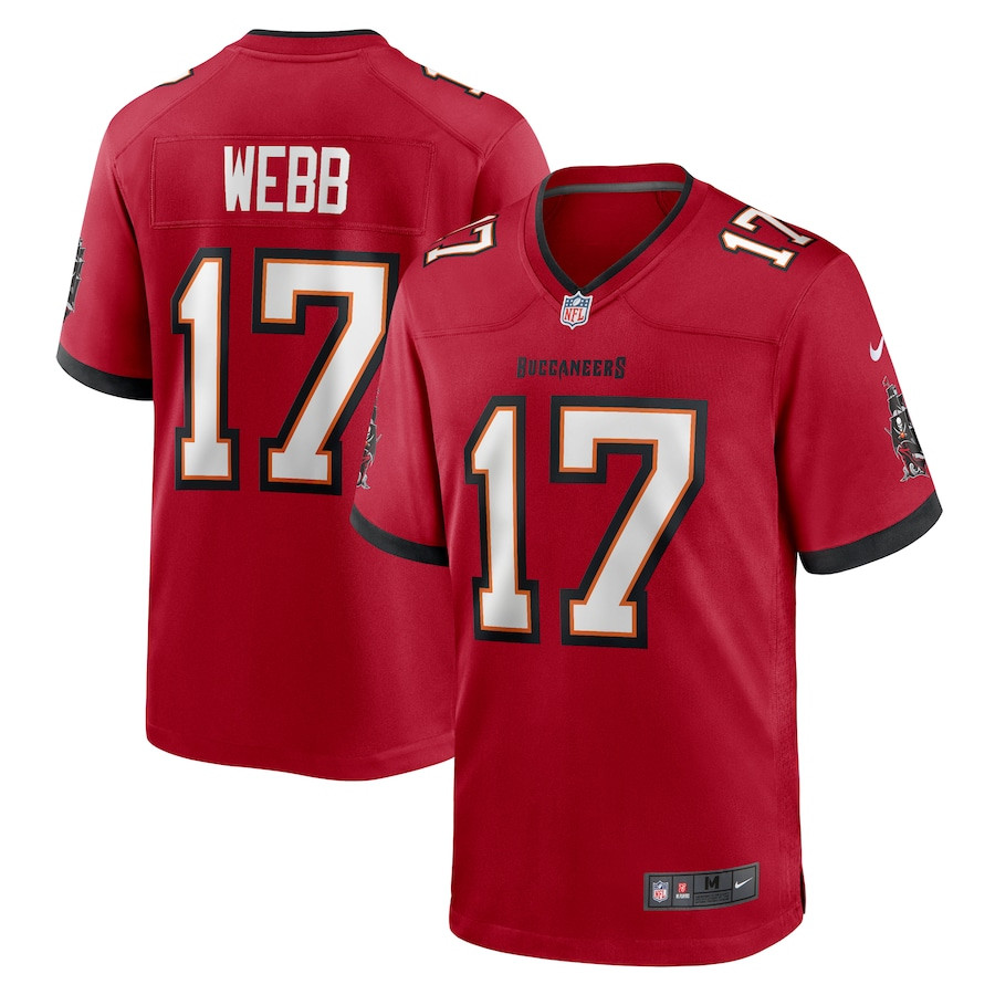 Raleigh Webb 17 Tampa Bay Buccaneers Game Men Jersey - Red - JSDV411