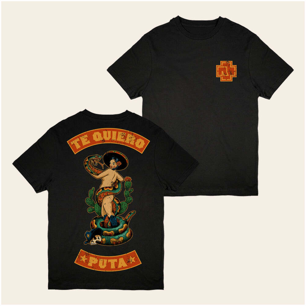 Rammstein Merch Te Quiero Puta T-Shirt Best Gifts For Boyfriend Birthday Gifts For Fans
