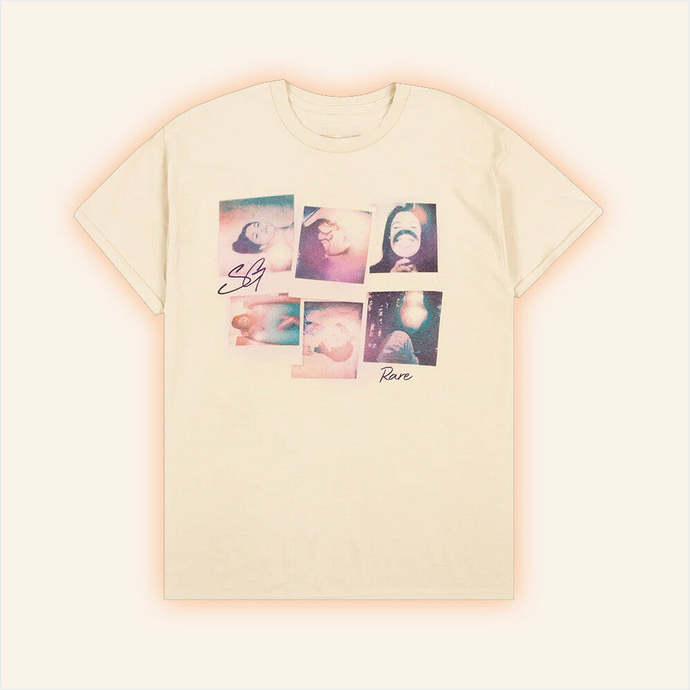 Rare Polaroid Tee In Sand Shirt Selena Gomez Merch Gitfs For Sister Birthday Gifts For Besties