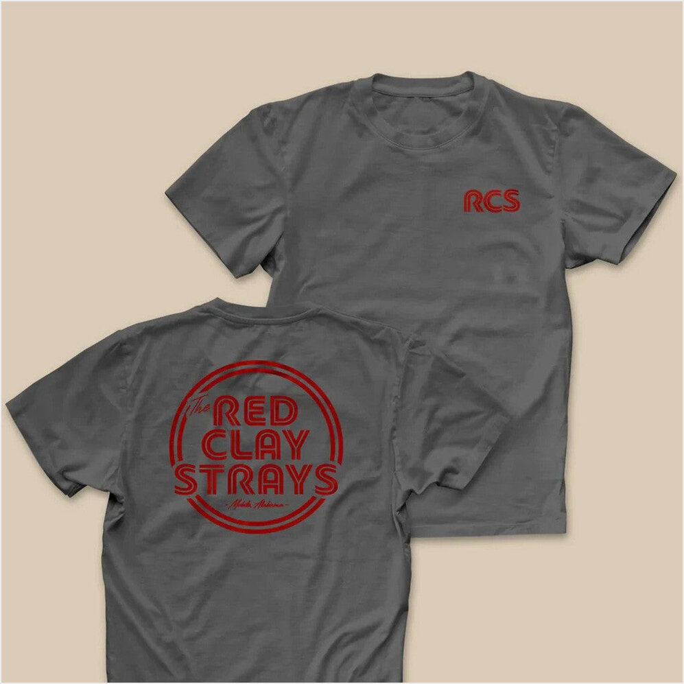 RCS T-Shirt Red Clay Strays Merch Presents For Music Lovers BFF Birthday Gifts