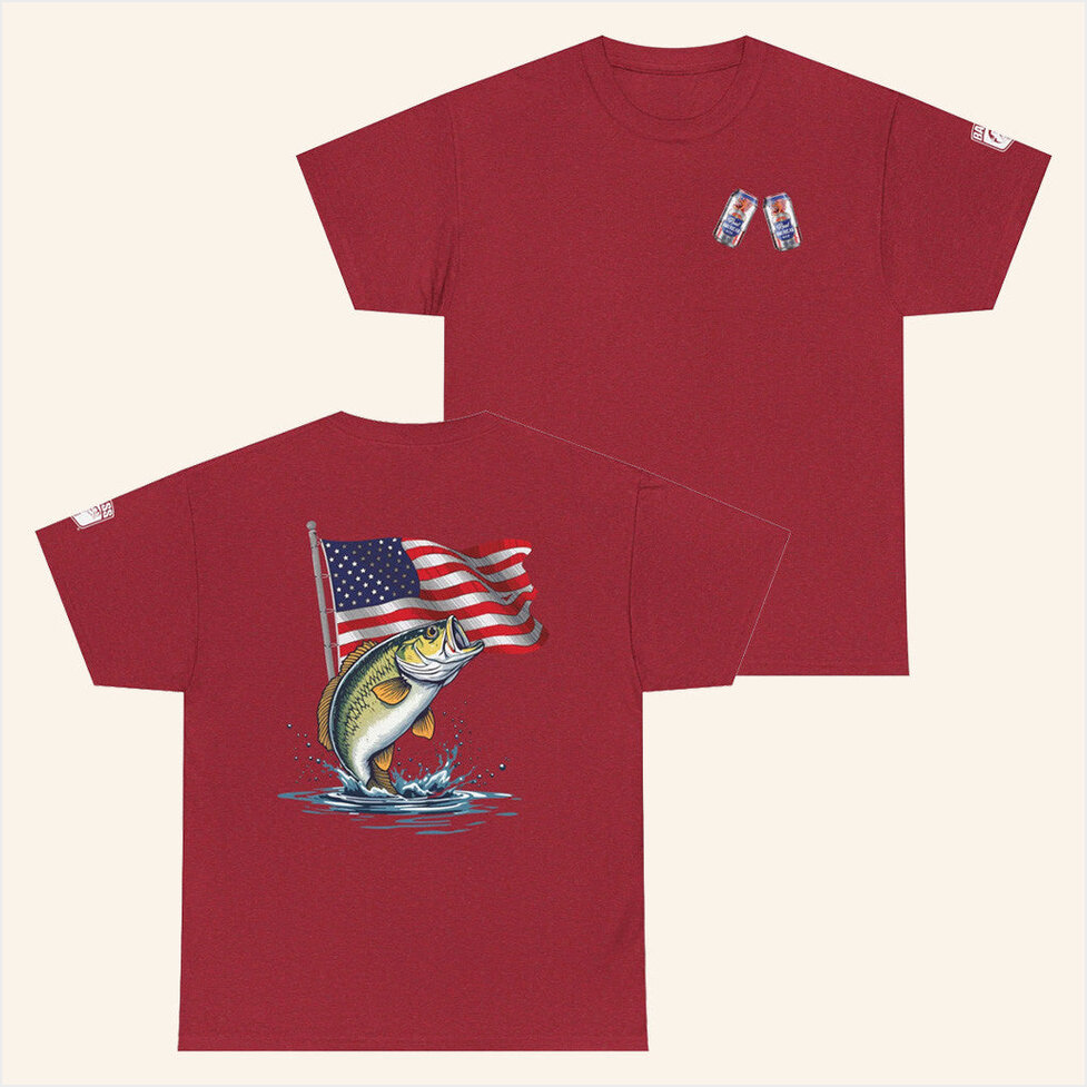 Real American Past Time Shirt Bassmaster Merch Birthday Gifts For Dad Gifts For BFF