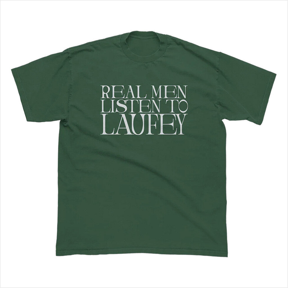 Real Men Listen To Laufey T-Shirt Laufey Merch Birthday Gifts For Wife BFF Gifts Ideas