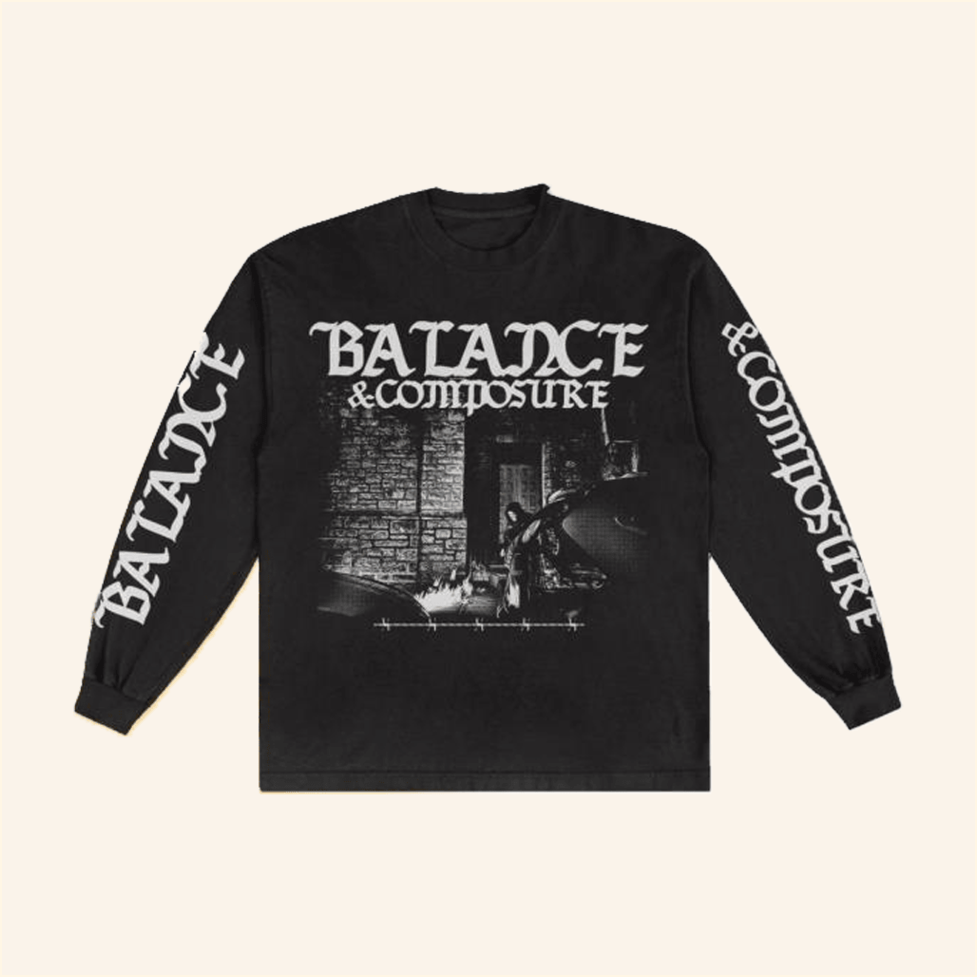 Reaper Black Long Sleeve T-Shirt Balance And Comp Band Merch Birthday Gifts For Husband