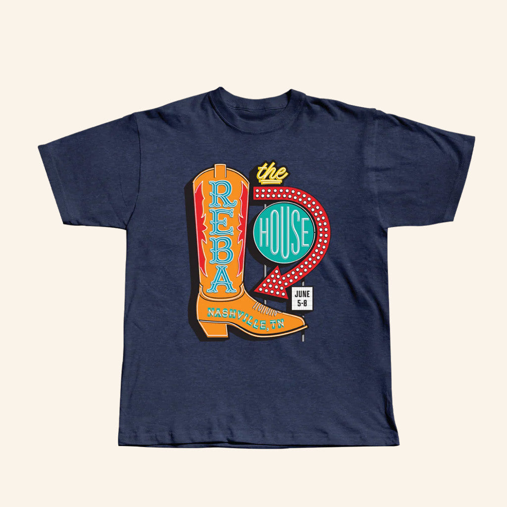 Reba Merch Reba's House Boot Shirt Gifts For Son