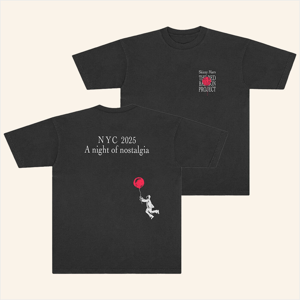 Red Balloon Black T-Shirt Skizzy Mars Merch Gift Ideas For Girlfriend Birthday Gift Ideas