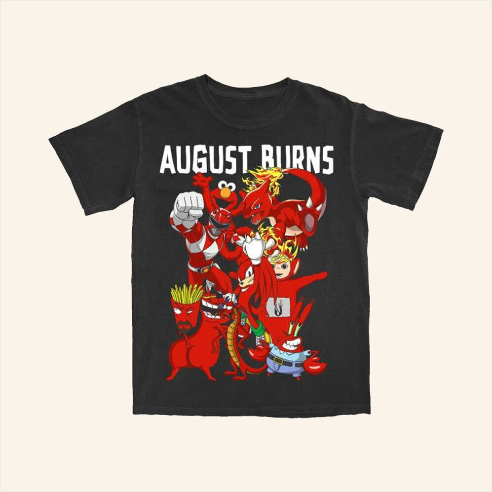 Red Characters T-Shirt August Burns Red Tour Merch Birthday Gifts For Boyfriend Gifts For BFF
