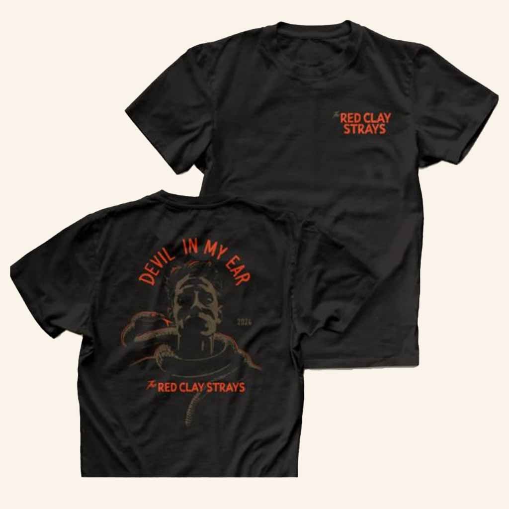 Red Clay Strays Merch Red Clay Strays Tracks Devil In My Ear T-Shirt Gift For Music Fans