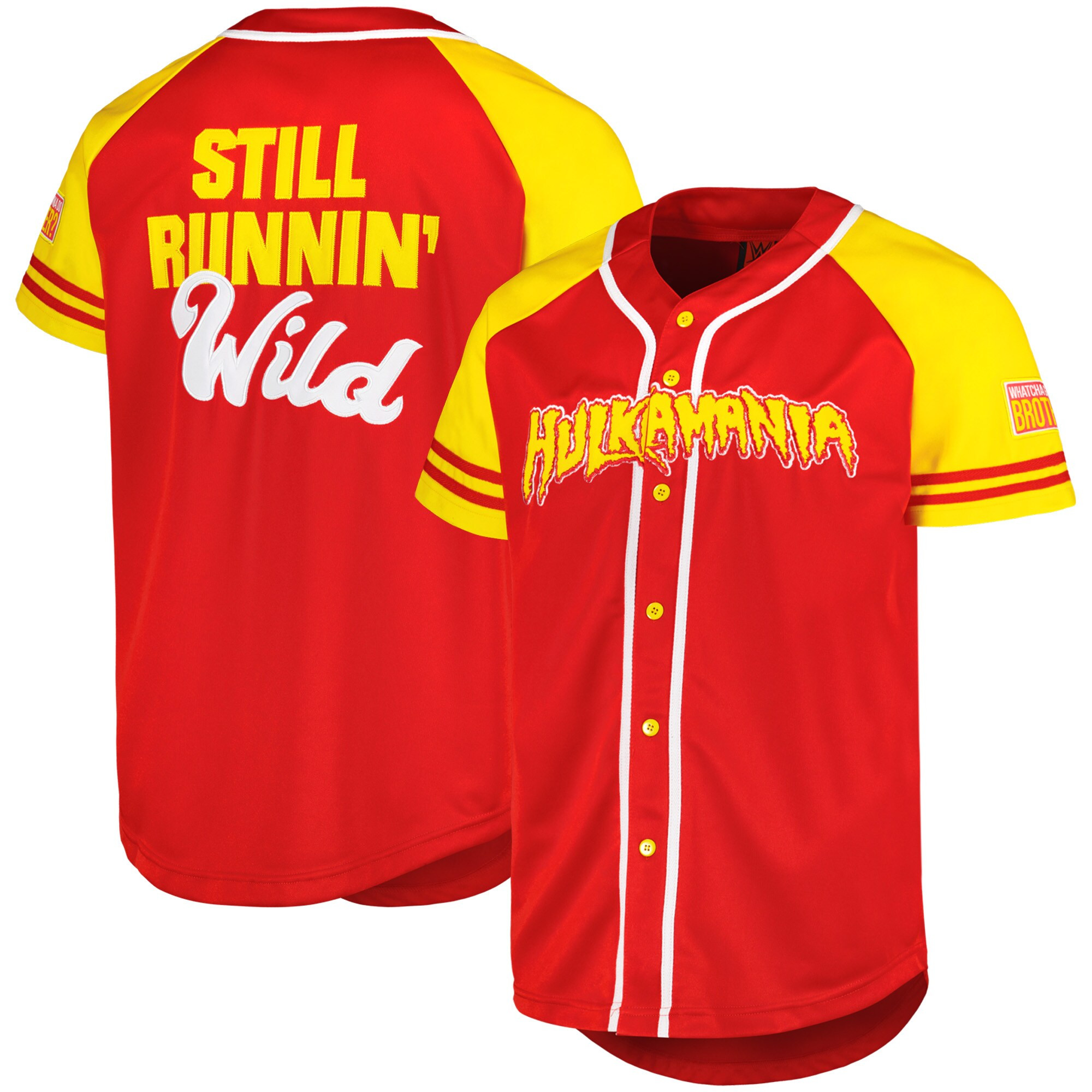 Red Hulk Hogan Baseball Jersey Hulk Hogan Merch
