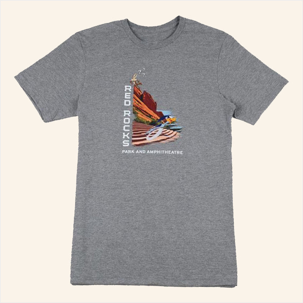 Red Rocks Roadrunner T-Shirt Red Rocks Gift Merch Birthday Gifts For Friends Christmas Presents