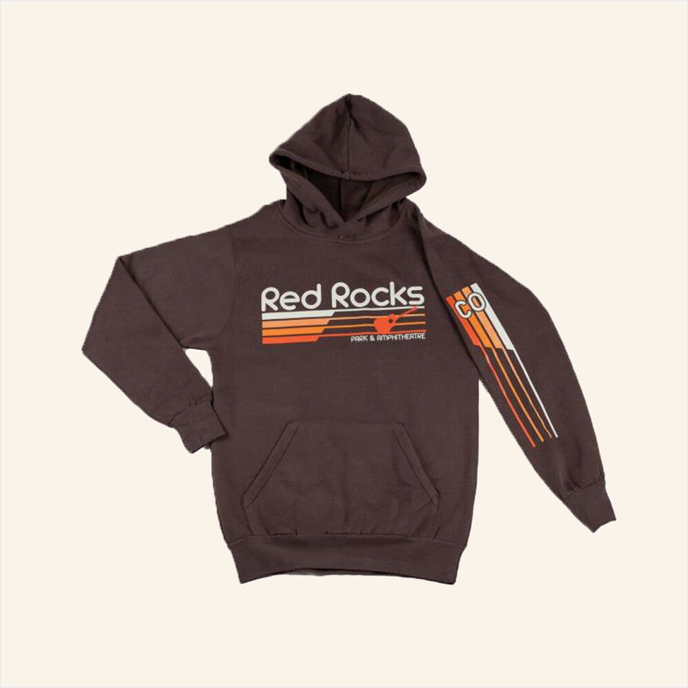 Red Rocks Vintage Hoodie Red Rocks Online Merch Birthday Gift Ideas Christmas Presents