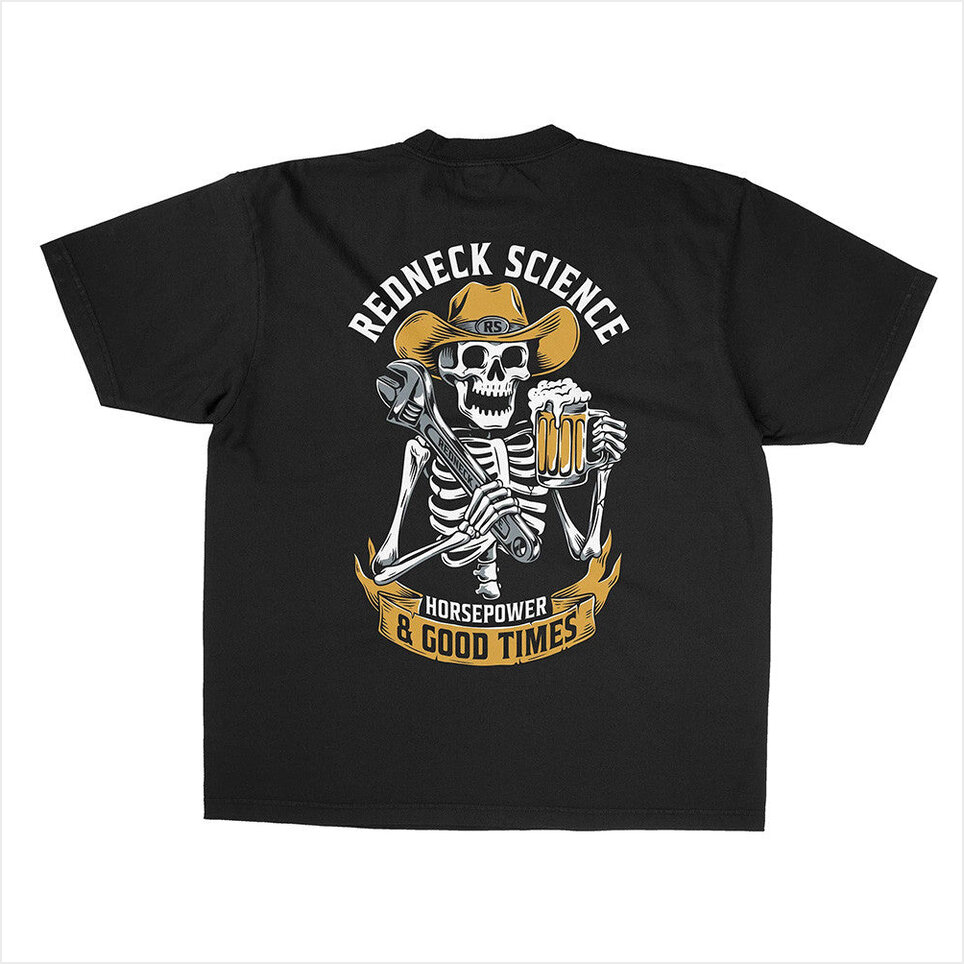Redneck Science Skeleton T-Shirt Westen Champlin Merch Father's Day Birthday Gifts For Husband