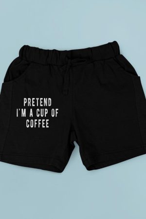 Pretend im a cup of Coffee Shirt Halloween Costume Coffee Short