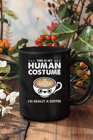 This Is My Human Costume Coffee Halloween Mug