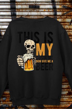 This Is My Costume Now Give Me A Beer Halloween Beer Party Sweatshirt