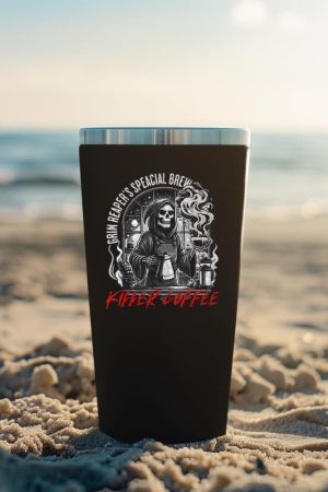 Grim Reaper's Special Brew Killer Coffee Funny Barista Tee Tumbler
