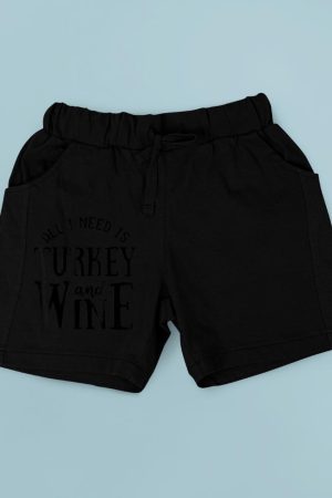 Turkey And Wine Funny Thanksgiving Family Short