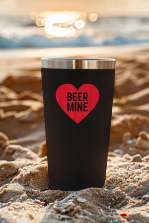 Beer Mine for Beer Drinkers Funny Valentine's Day Tumbler