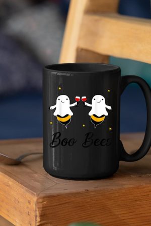 Boo Bees Drinking Wine - Bees Costume Boo Drinking Wine Mug