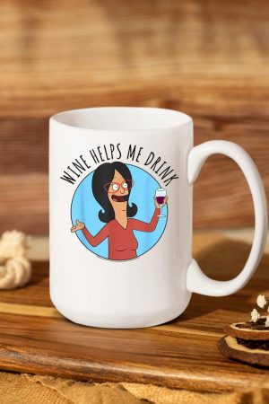 Bob's Burgers Linda Wine Helps Me Drink Mug
