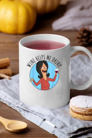 Bob's Burgers Linda Wine Helps Me Drink Mug