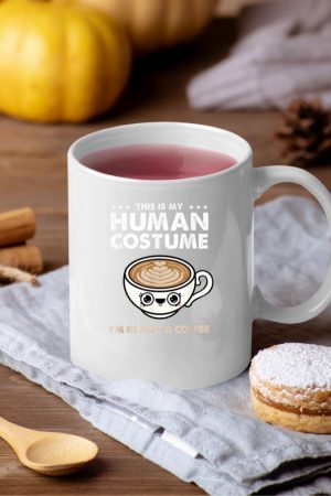 This Is My Human Costume Coffee Halloween Mug