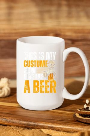 This Is My Costume Now Give Me A Beer - Halloween Design Mug