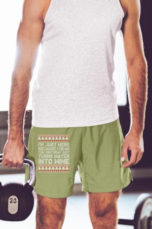 Turns Water Into Wine Jesus Christian Christmas Ugly Sweater Short