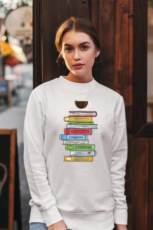 Books & Coffee - Reading Literature Education Sweatshirt