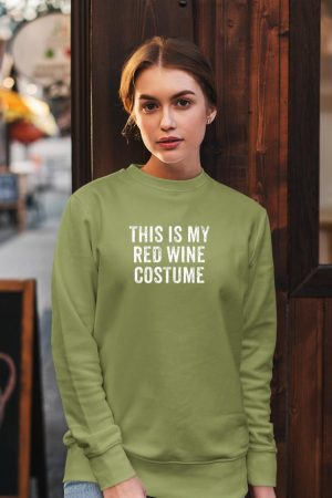 This is My Red Wine Costume Lazy Halloween Costume Sweatshirt