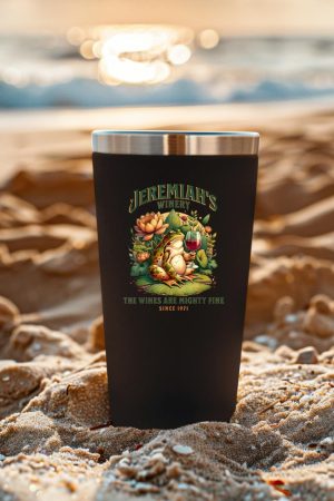 Funny Wine Lover Jeremiahs Winery Boho Cottage Core Bullfrog Tumbler