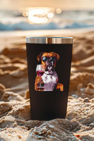 Boxer Wine Tumbler
