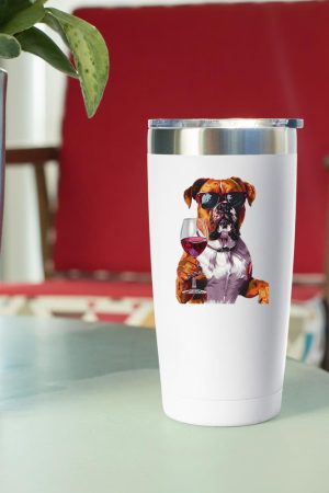 Boxer Wine Tumbler