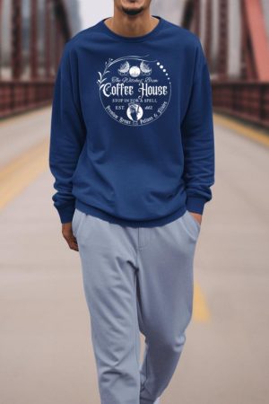 The Witches_ Brew Coffee House Salem Spooky Season Halloween Sweatshirt