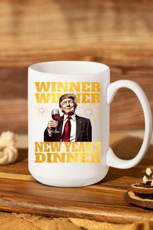 Funny Trump Winner Year's Dinner Trump Drinking Wine Mug