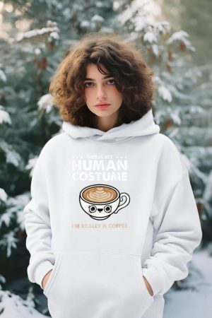 This Is My Human Costume Coffee Halloween Hoodie