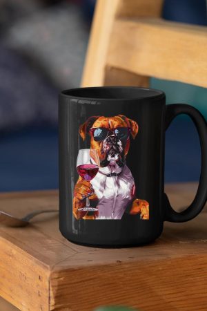 Boxer Wine Mug