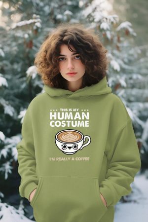 This Is My Human Costume Coffee Halloween Hoodie