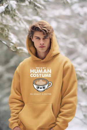 This Is My Human Costume Coffee Halloween Hoodie