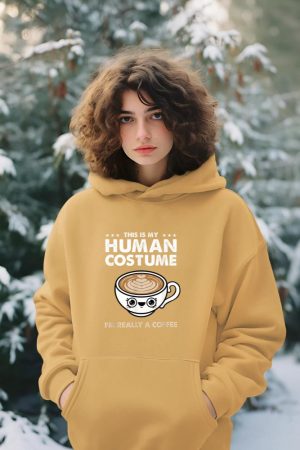 This Is My Human Costume Coffee Halloween Hoodie